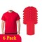 Gildan Unisex Heavy Cotton Red Craft Blank T-Shirt Bundle for Pack Fabric Printing Shirts